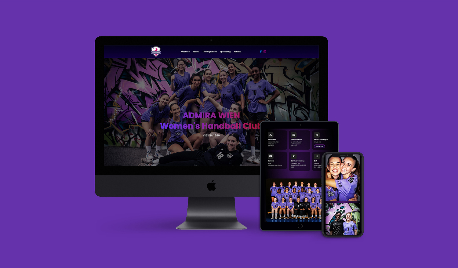 The Forge Webdesign für Admira Wien