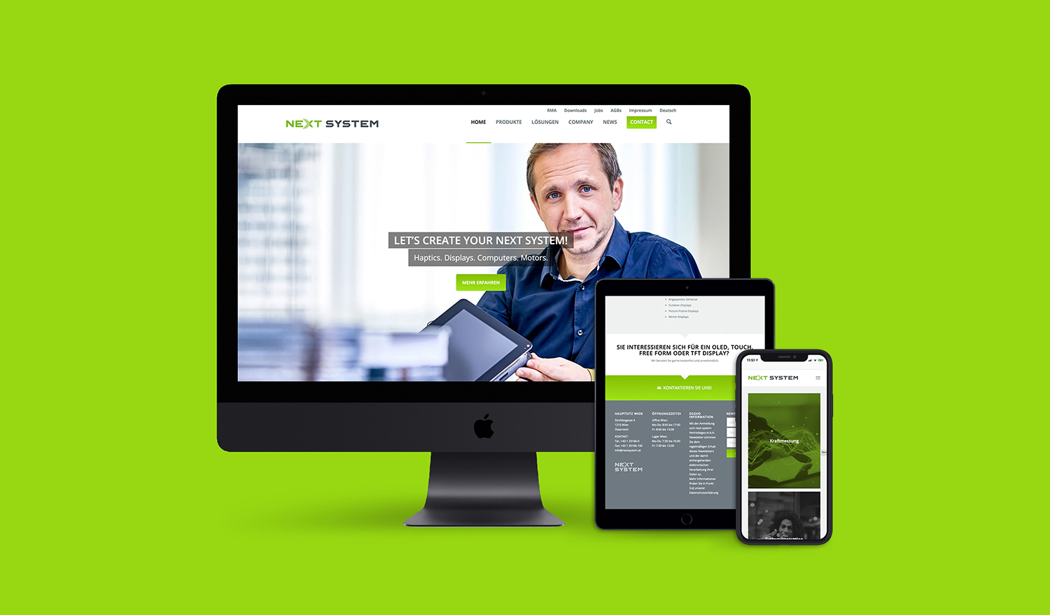The Forge Webdesign für Next System