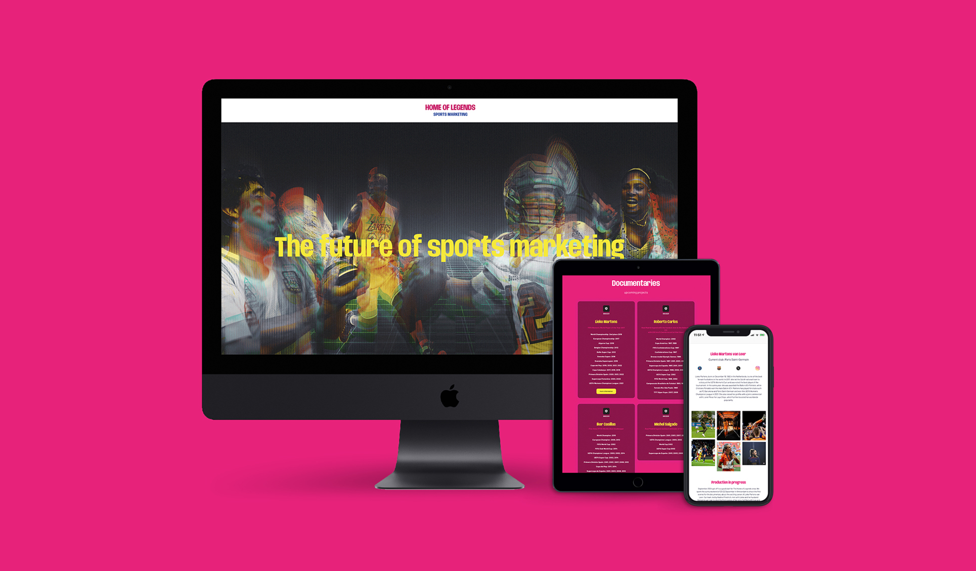 The Forge Webdesign für Home Of Legends