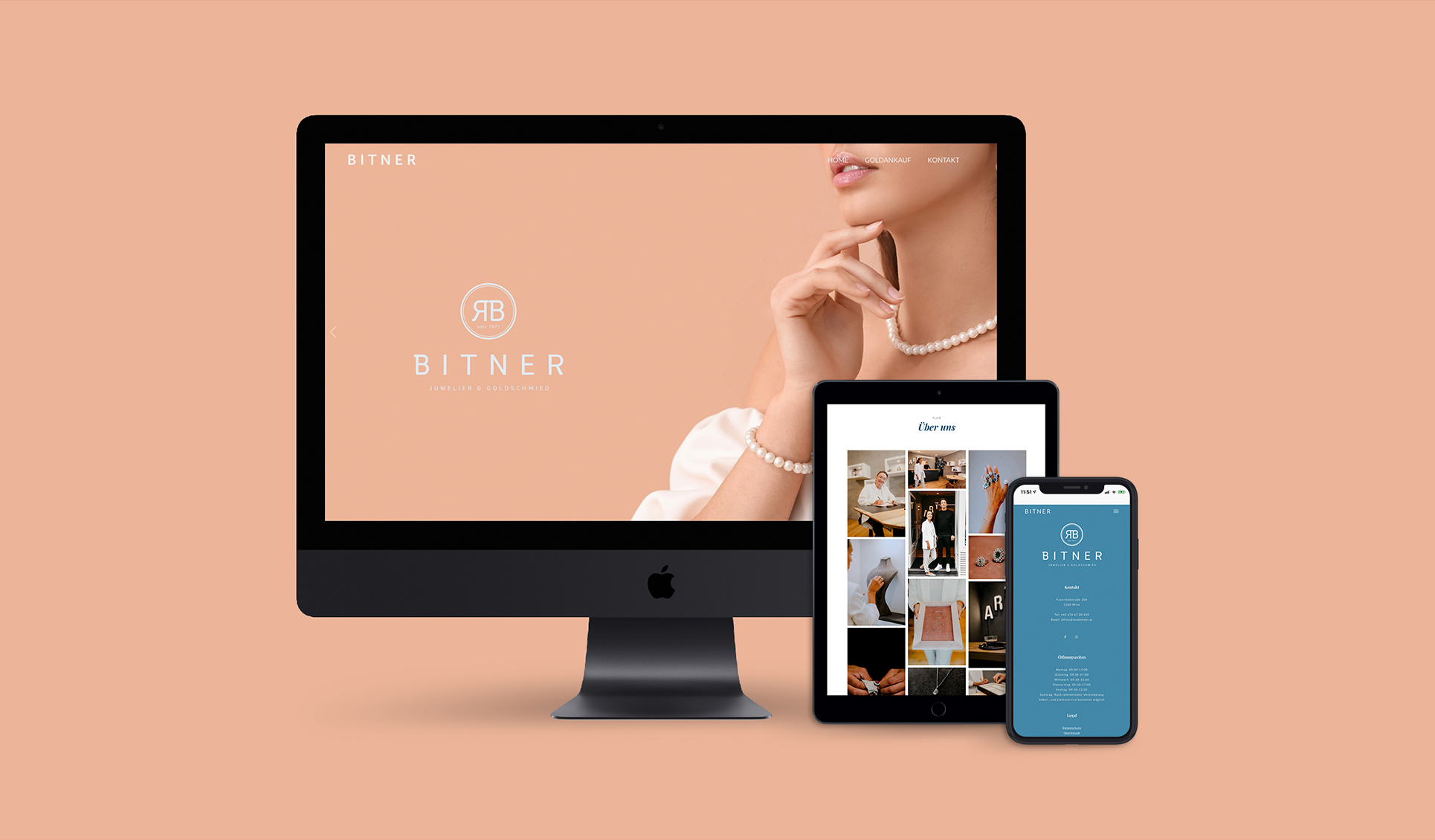 The Forge Webdesign für Juwelier Bitner